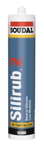Silicone Sealant - Low Modulus - Tube 300 ml - Soudal Silirub 2 - Buff