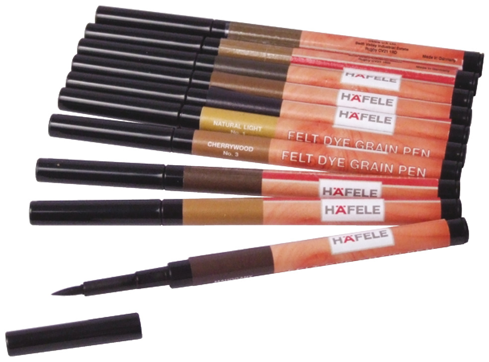Touch-Up, Felt Dye Graining Pens -  Box of 10