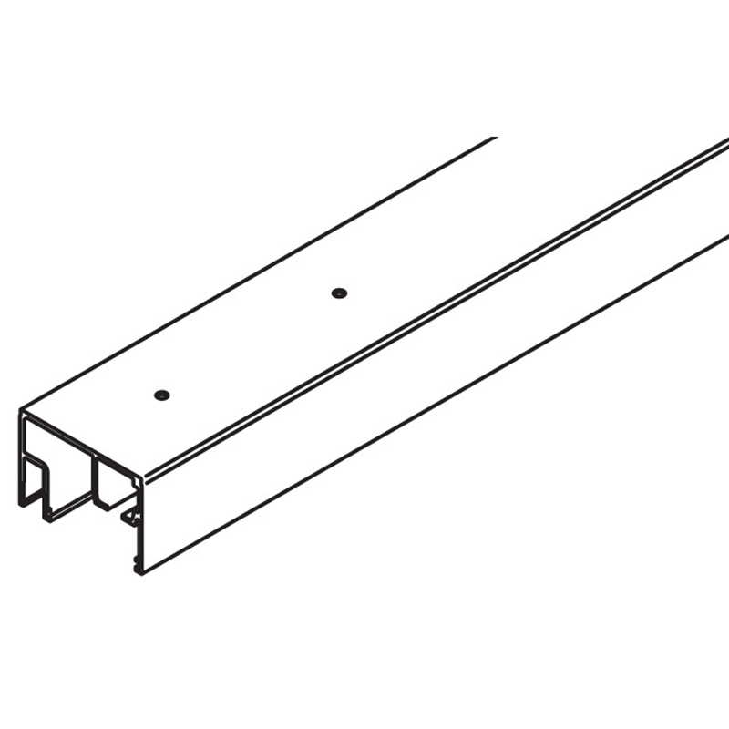 Hawa Porta 100 GWF Top Track - Anodized - 2500mm