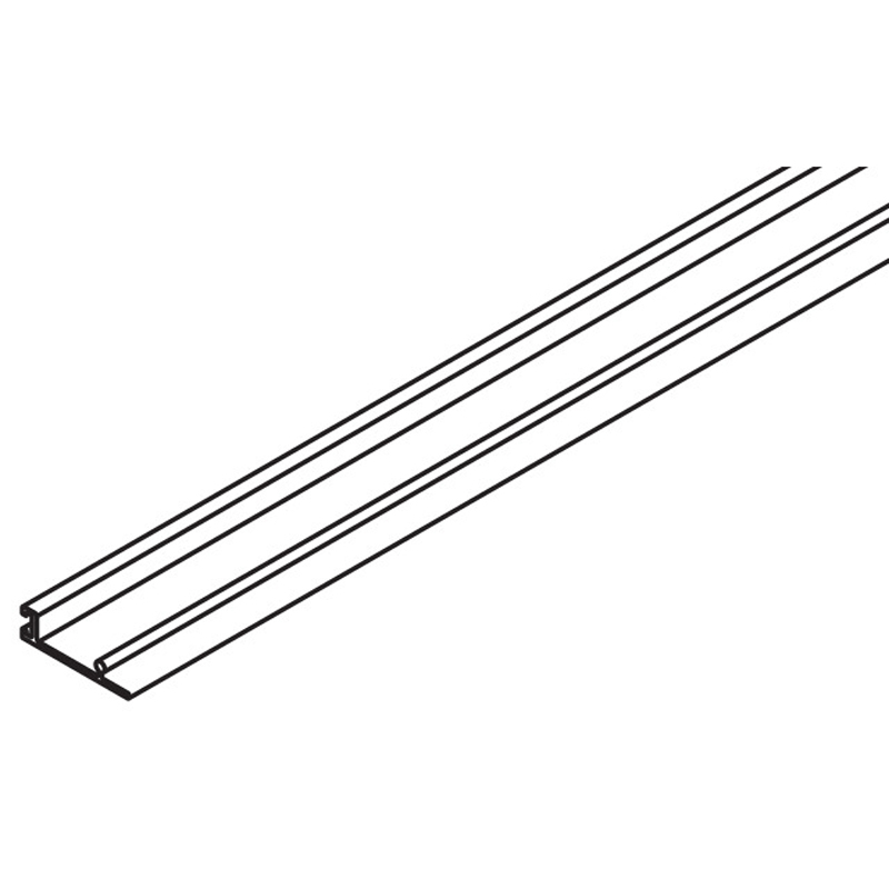 Hawa Porta 100 GW/GWF Fascia Profile - Anodized - 2500mm  