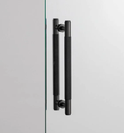 Buster and Punch Pull Handle Set - Satin Nickle Plated