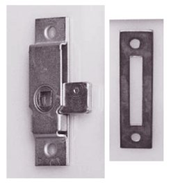 Budget Lock with Slotted Striking Plate