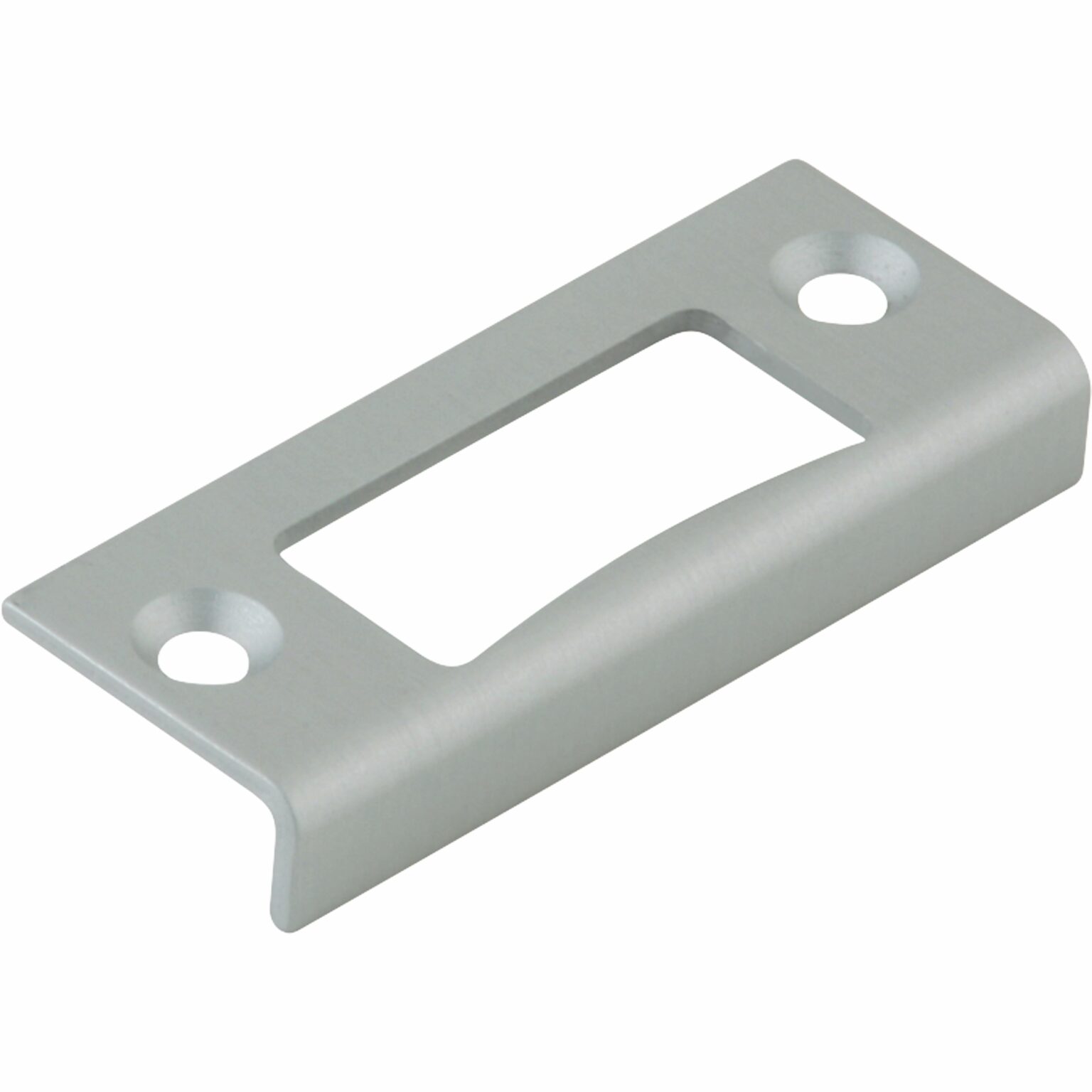 Dorma Studio - Corner Strike Plate - Silver Gloss