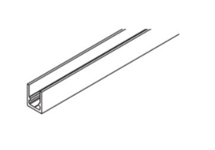Hawa Junior 250 B Multi Purpose Suspension & Retainer Profile, Aluminum Pre-Drilled - 2600mm 