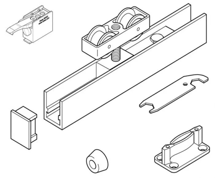 Hawa Rubber Door Stop -  Screw on