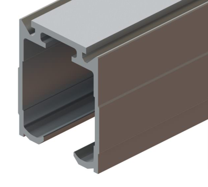 Straightaway Top Track 123 Aluminium Track - Anodised - 4m