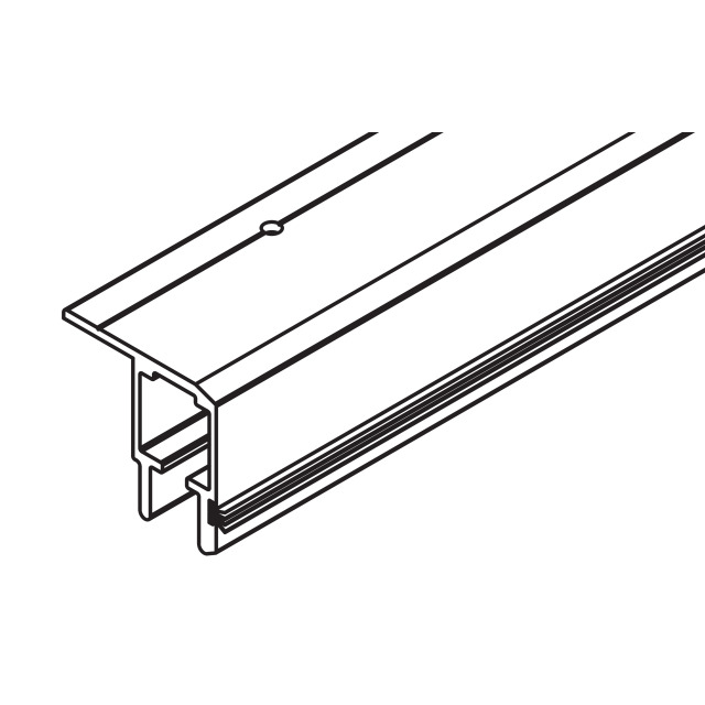 HAWA Multifold 30 W  Aluminium Anodized, Pre Drilled Top Track - 1800mm