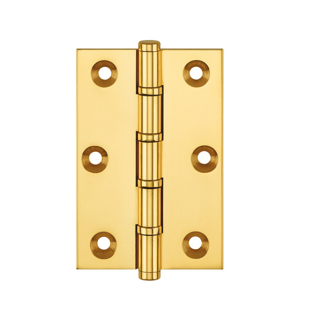 Premium Ball Race Hinges - 1510 - 76.2 x 50mm - Aged Brass