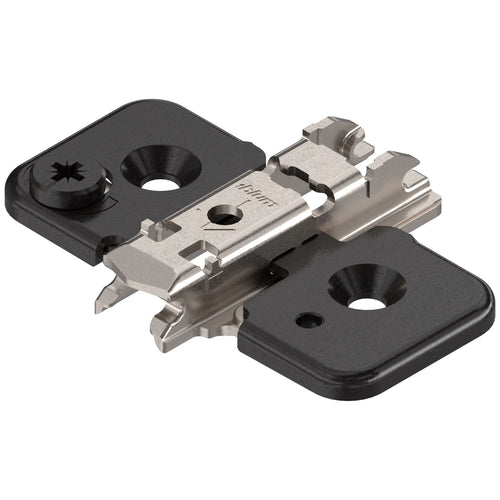 Clip Top Cruciform Cam Adjustable Mounting Plate - 0mm - Onyx Black - Austrian