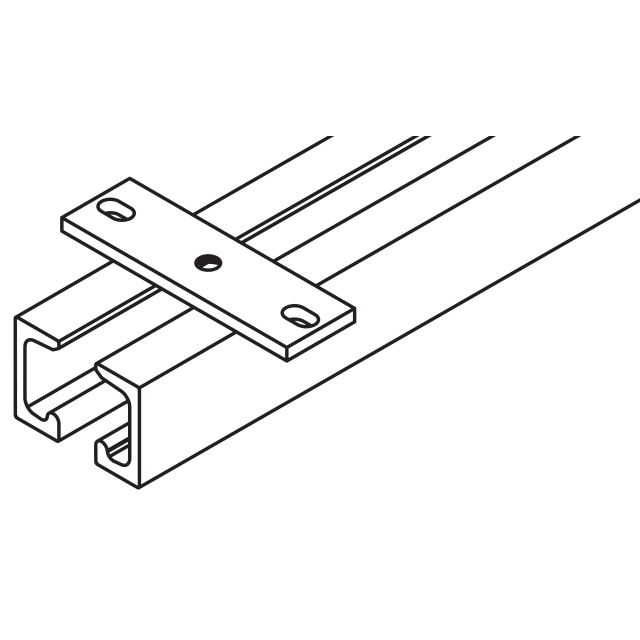 Dual Top Track Stainless Steel WNR 1.4301 AISI 304 inc Top Mounting Flanges