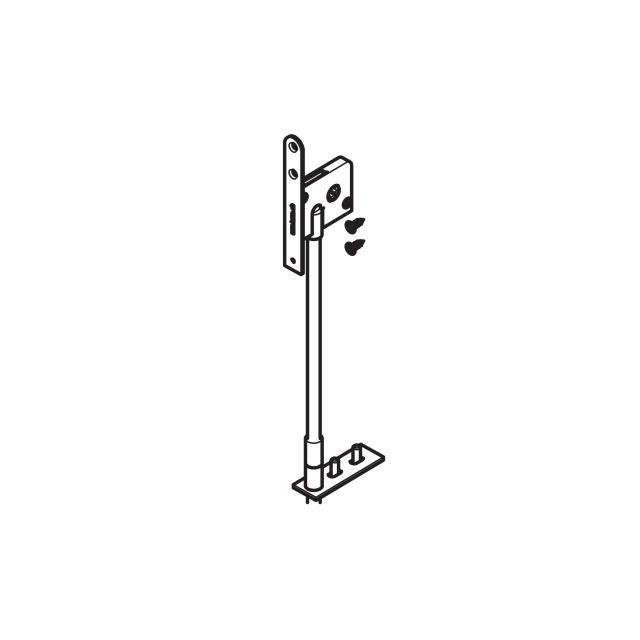 Bar Bolt Lock Square/Hexagonal Socket - Backset 42.5 mm