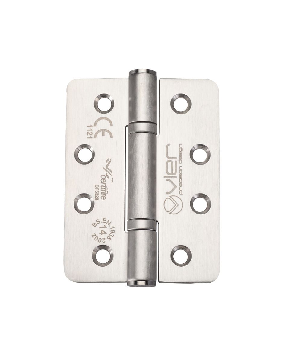 Grade 14 High Performance Butt Hinge - 102 x 76mm - Satin Stainless Steel