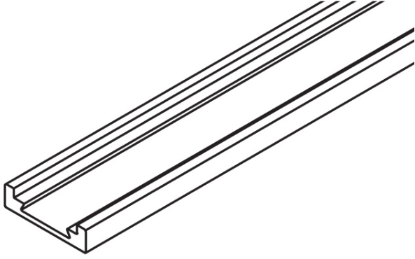 P-Hawa Concepta II - Folding - Covering Screen For Door Clearance - 1870mm (6' 1 5/8'') - Aluminium Anodized