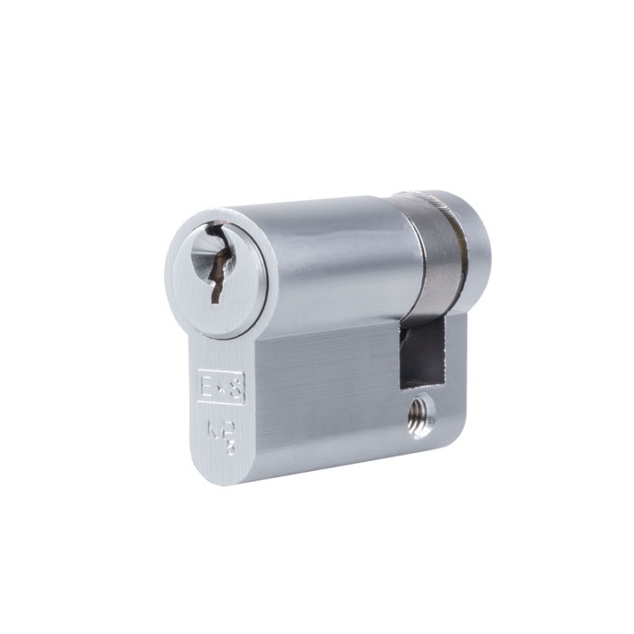 Euro Profile Single Cylinder - Satin Chrome