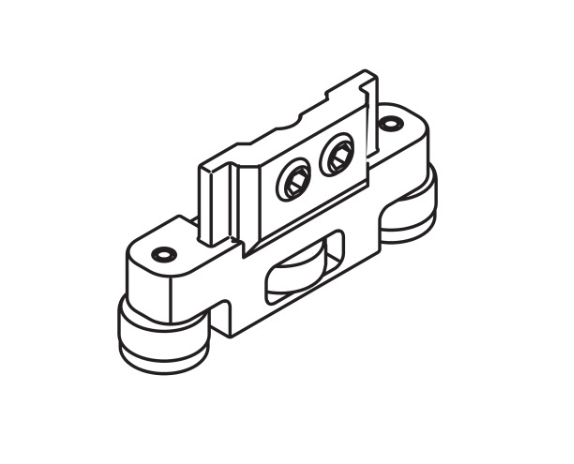 P- Hawa Concepta - Upright Guide - Rattle Proof With Plastic Rollers