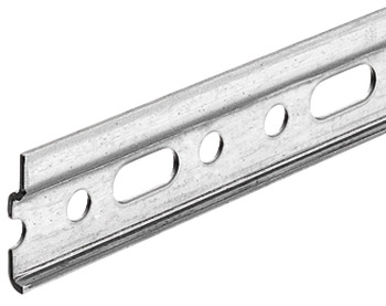 Cabinet Hanger Wall Rail - Galvanized Steel