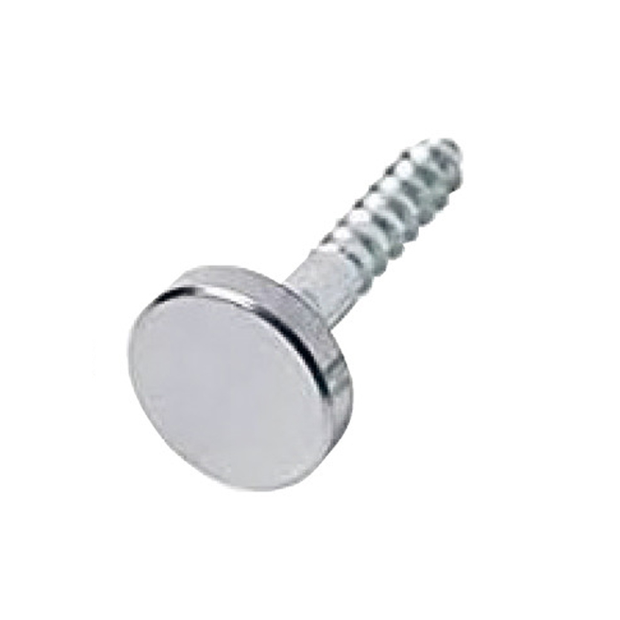 P-Mirror Screw - with Disc Set 13mm dia - Polished Chrome