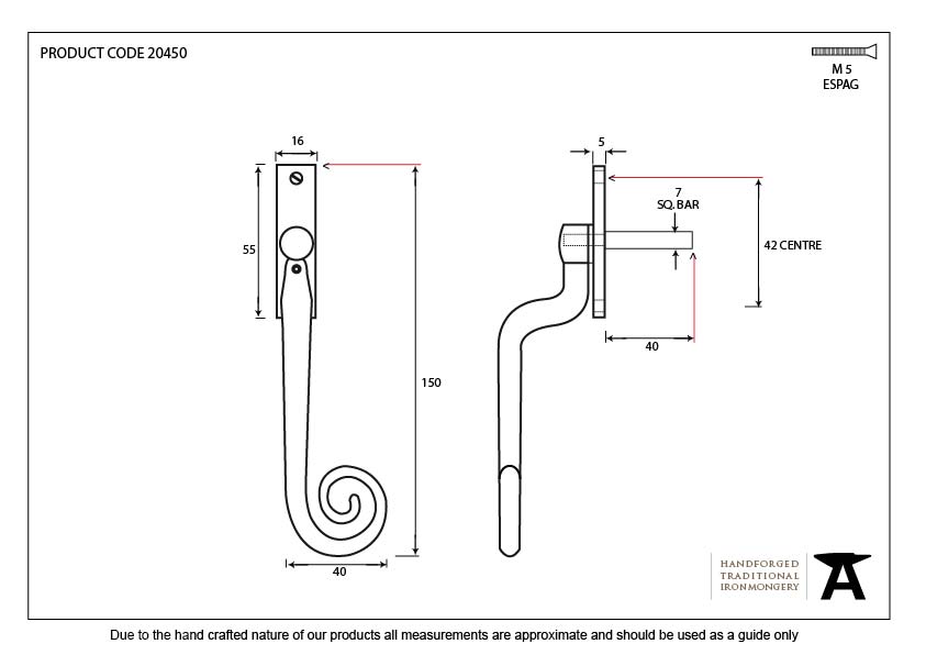 Deluxe Monkeytail Espag - Right Hand