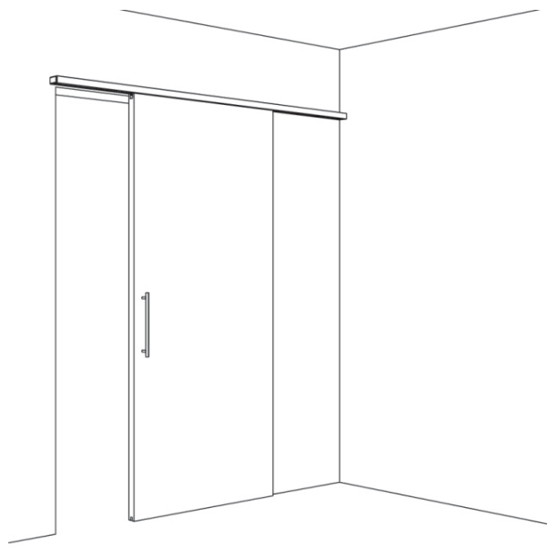 Hawa Porta 100 HMD/HMT Pocket Acoustics - Set for 1 Door - Without Running Track