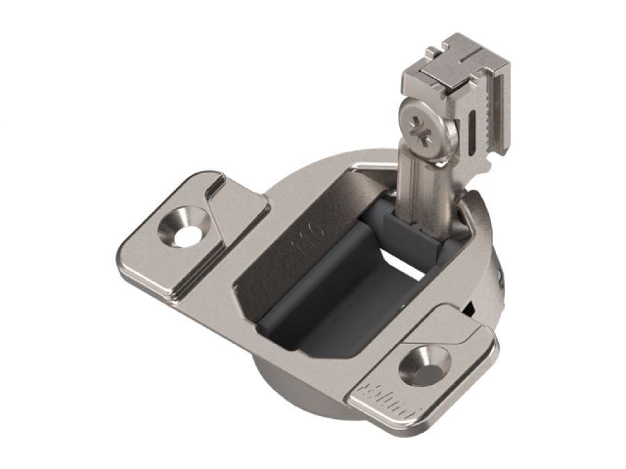 Compact Hinge, Face Frame 110° with spring - Nickel Plated