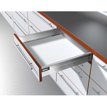 TANDEMBOX Drawer Side 'M' Height 650mm NL - Nickel Plated - Left & Right
