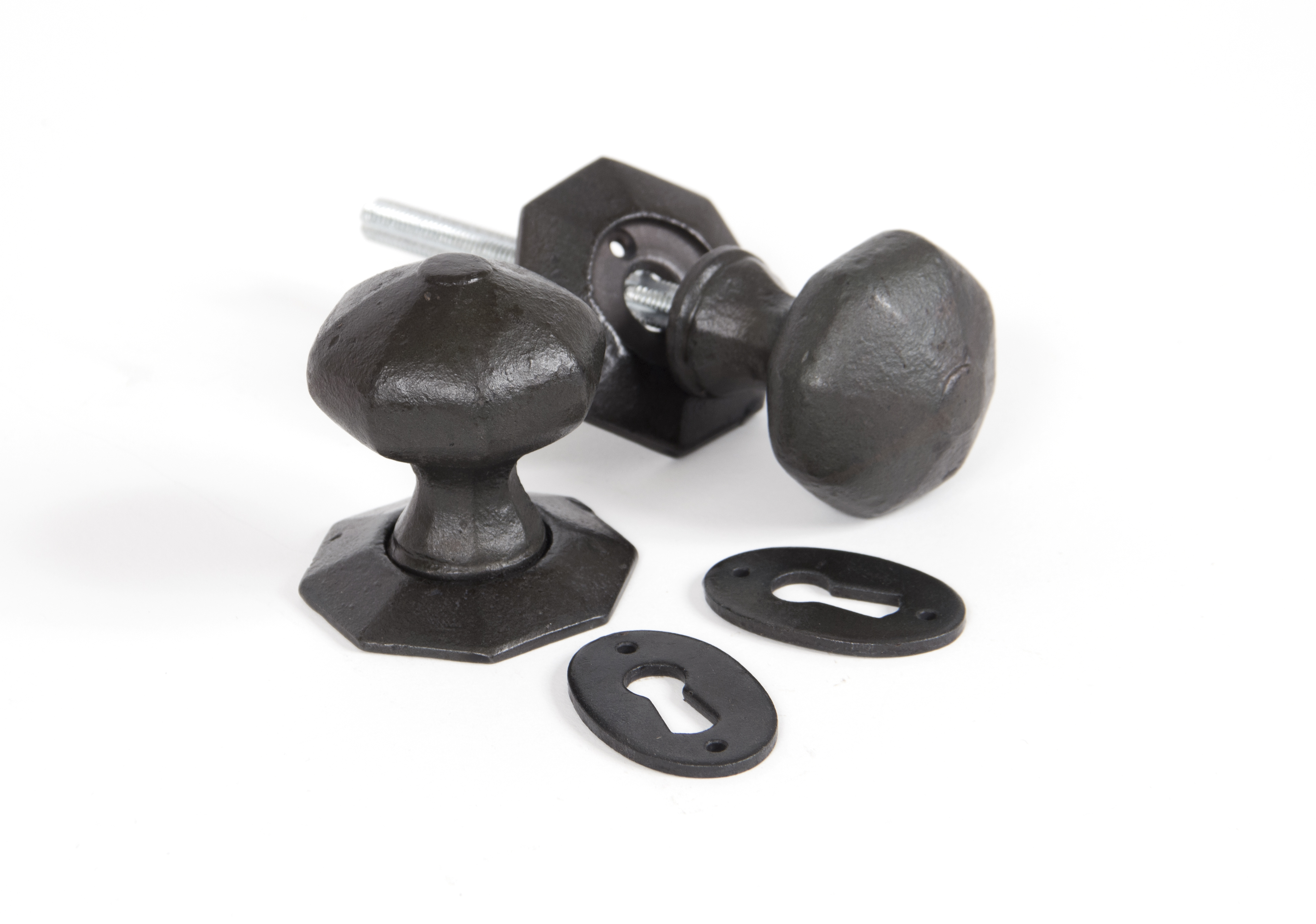 Octagonal Mortice/Rim Knob Set