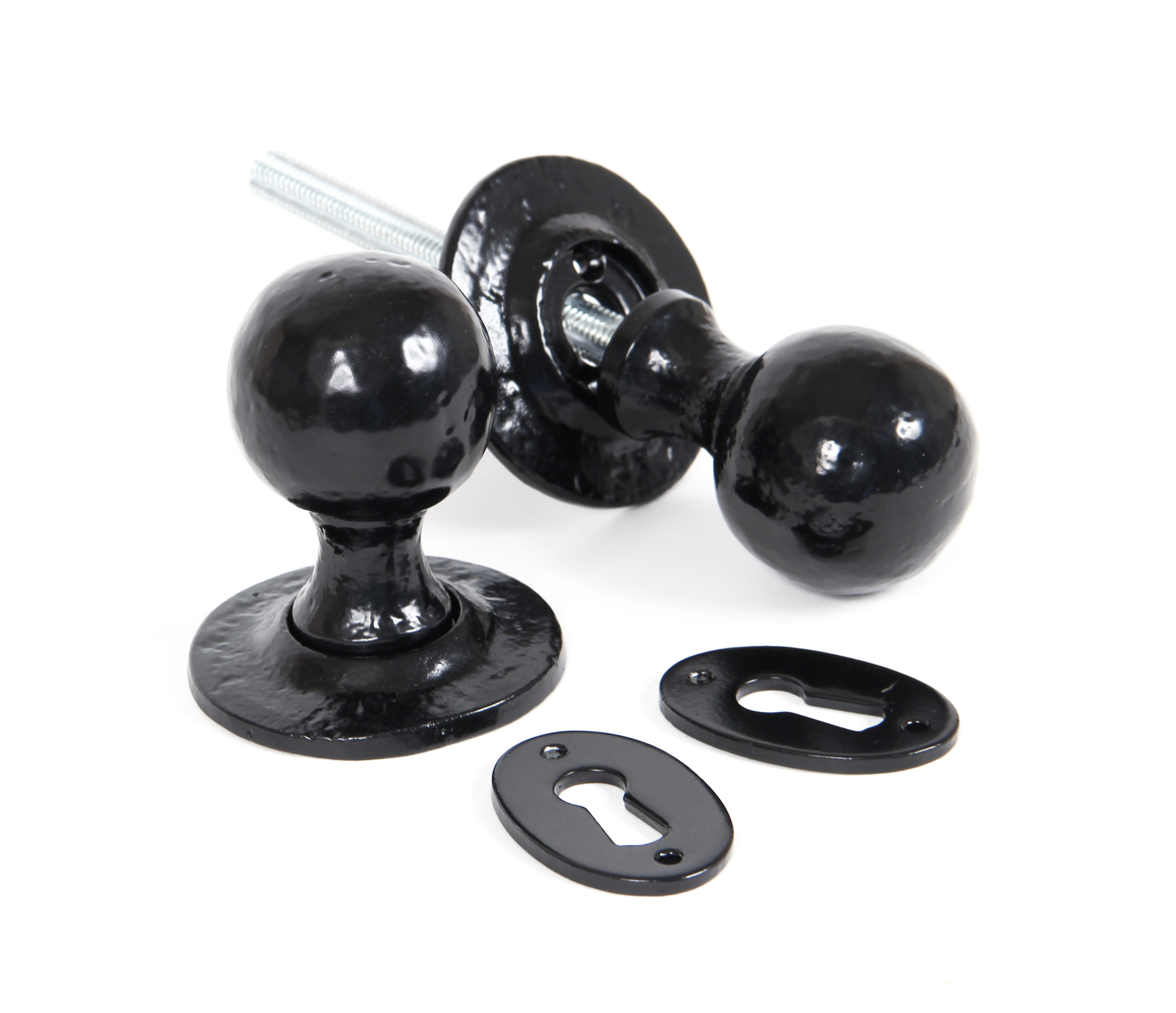 Round Mortice/Rim Knob Set