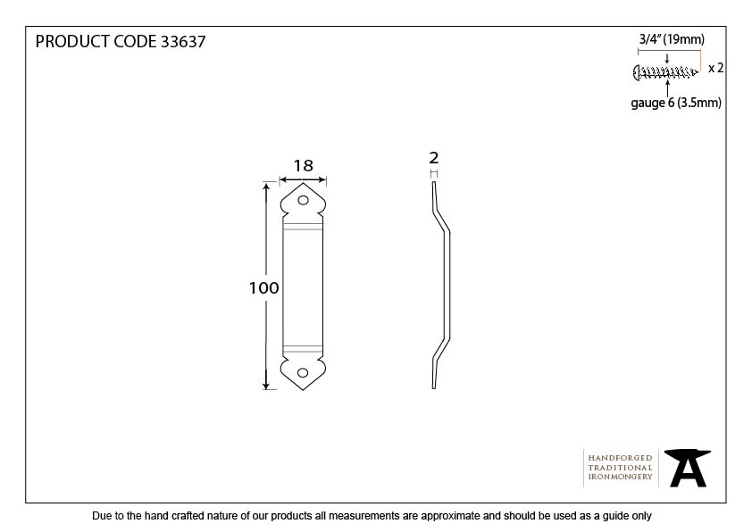 Gothic Screw on Staple