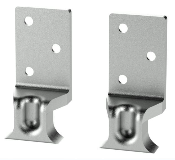 Cast Iron Plough Guide for Timber Doors - 35/45mm Door - 1 Pair