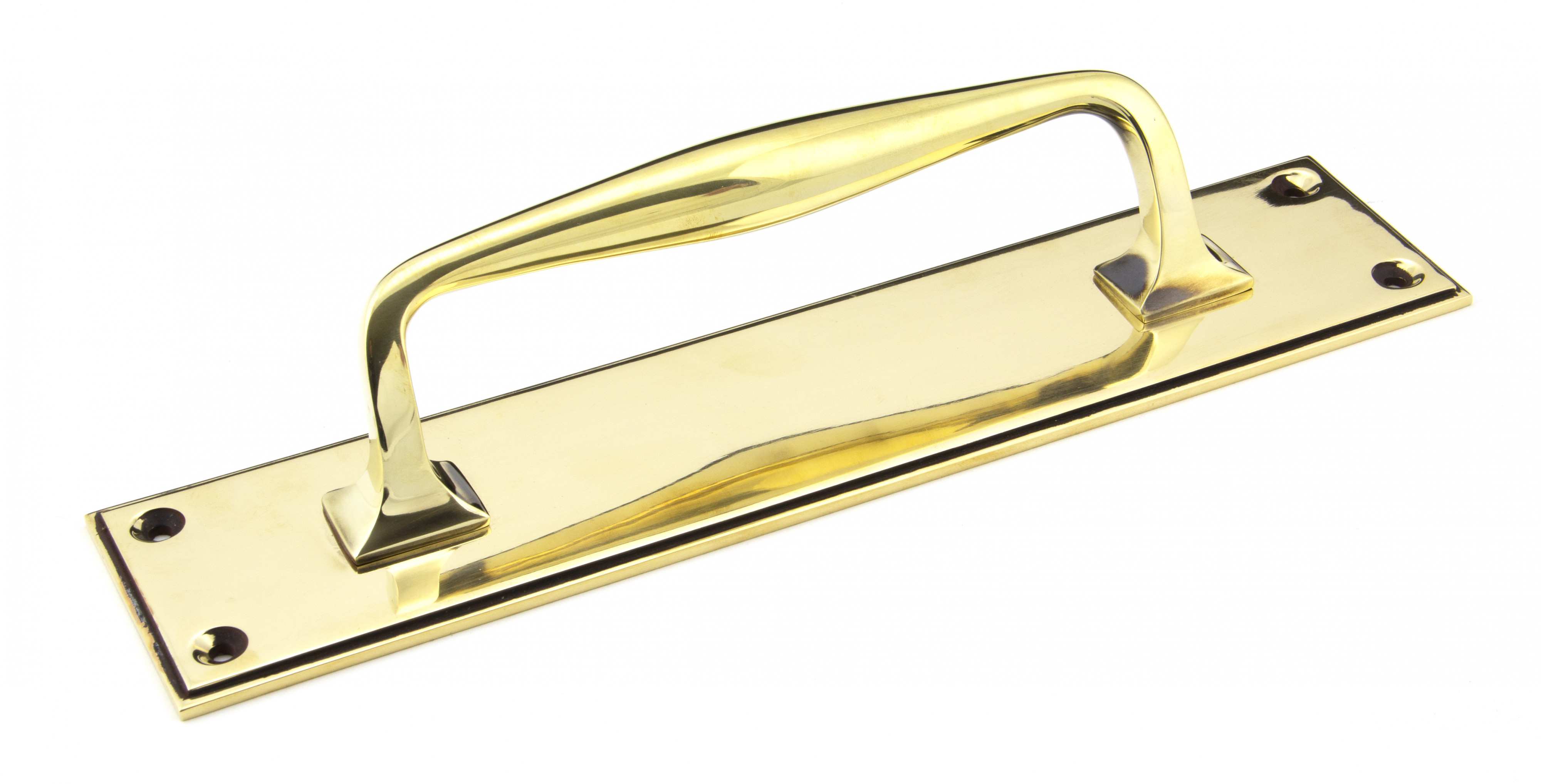 300mm Art Deco Pull Handle on Backplate