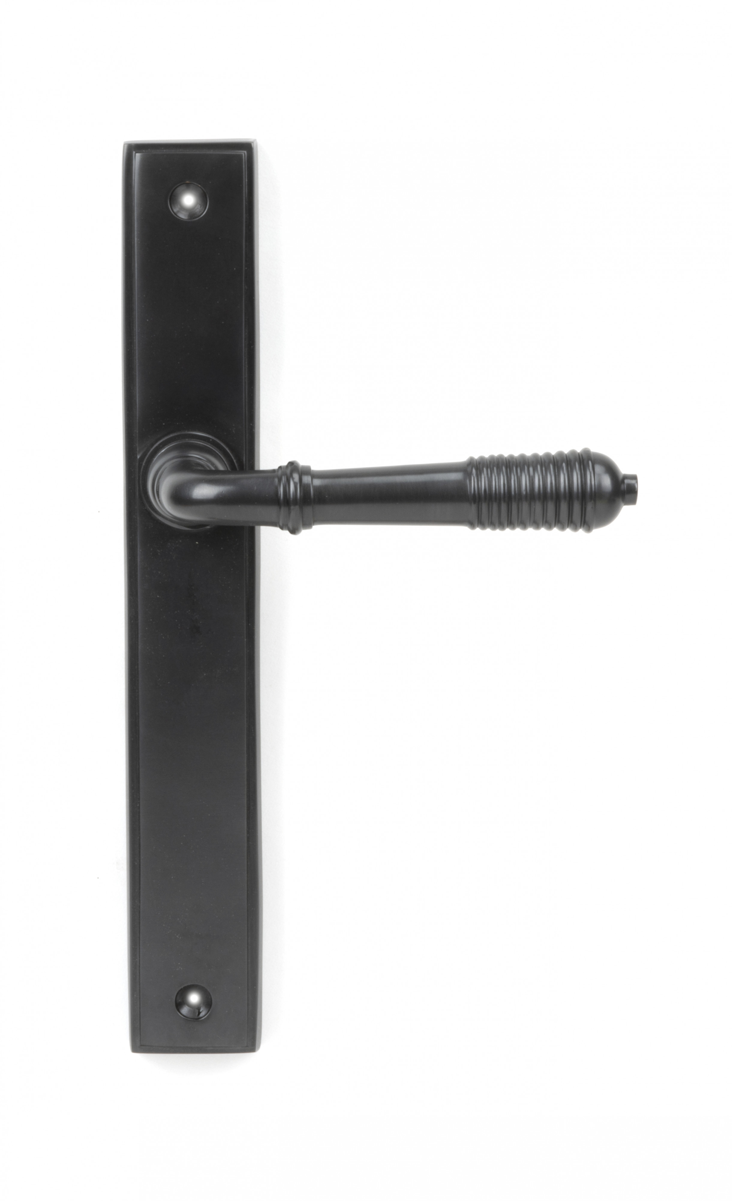 Reeded Slimline Lever Latch Set