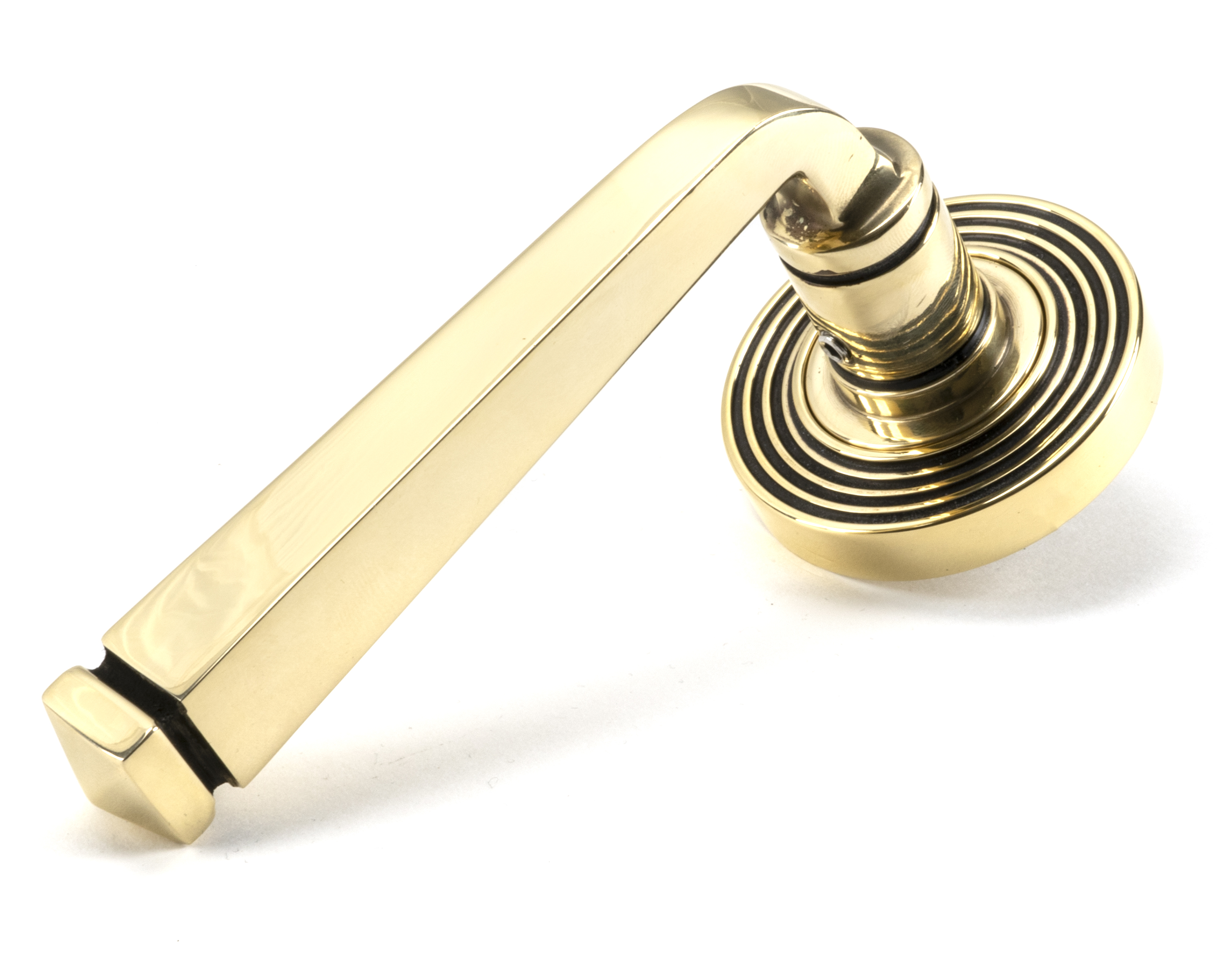Avon Round Lever on Beehive Rose Set