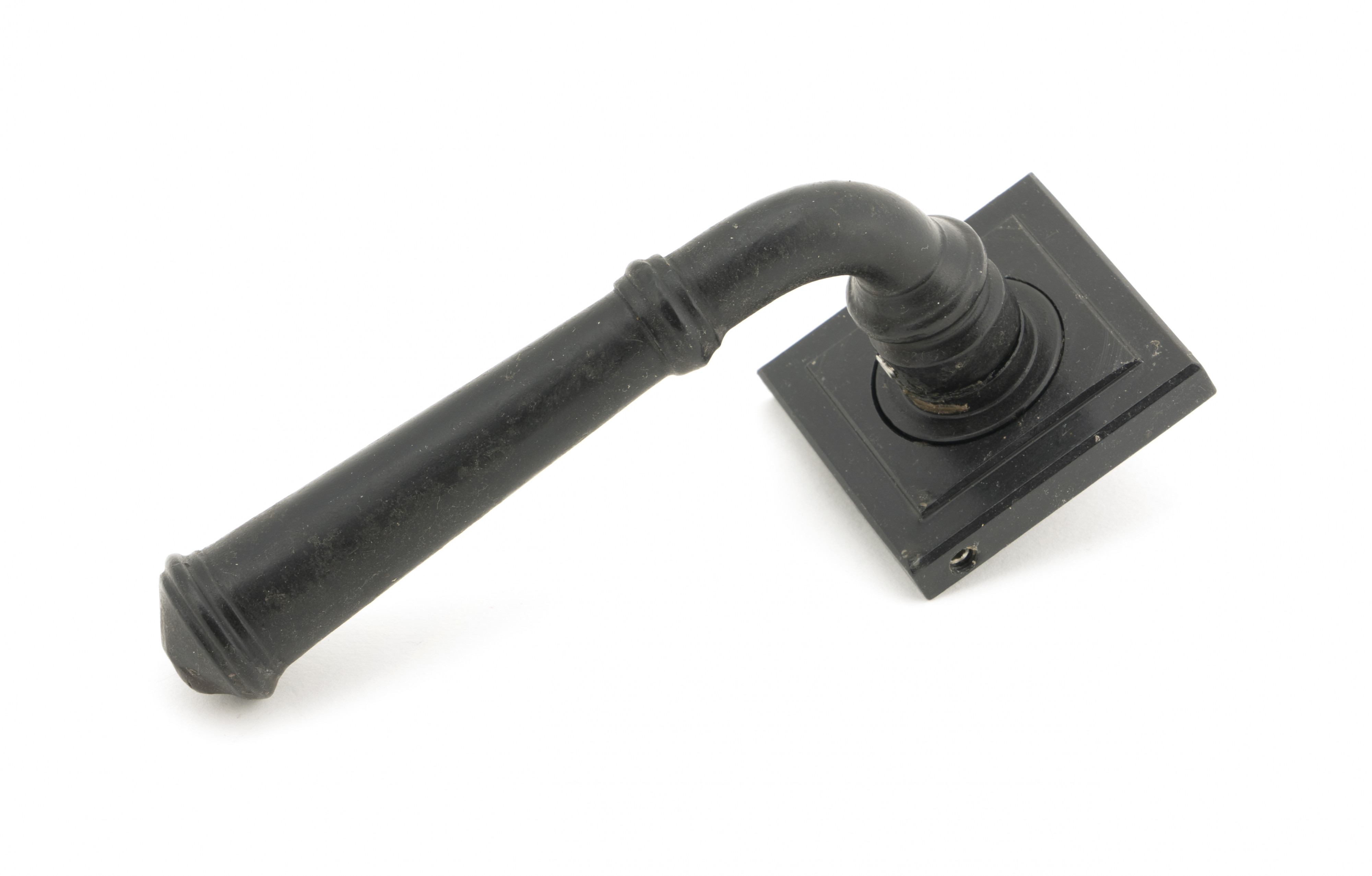 External Regency Lever on Square Rose Set