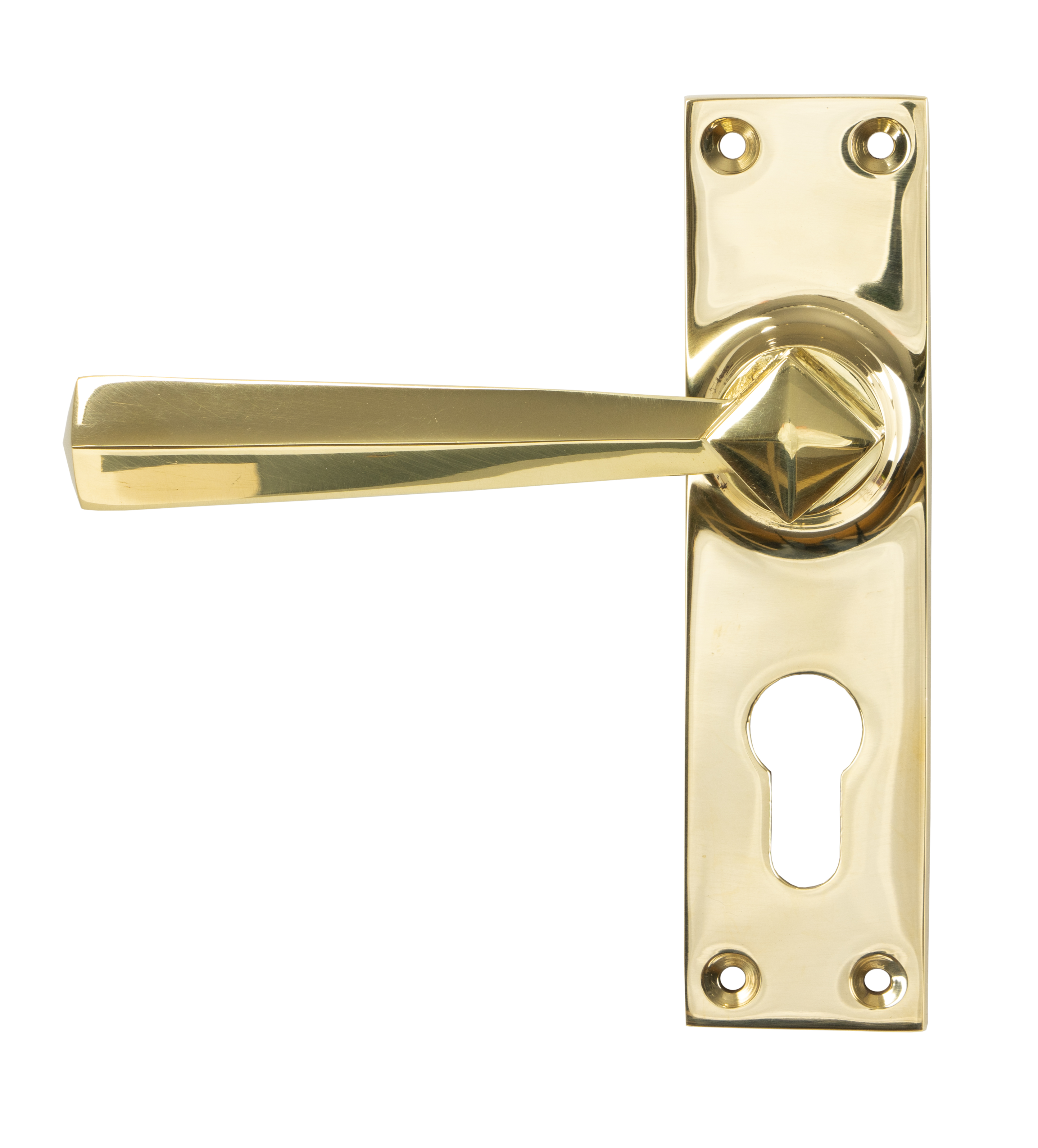 Straight Lever Euro Lock Set