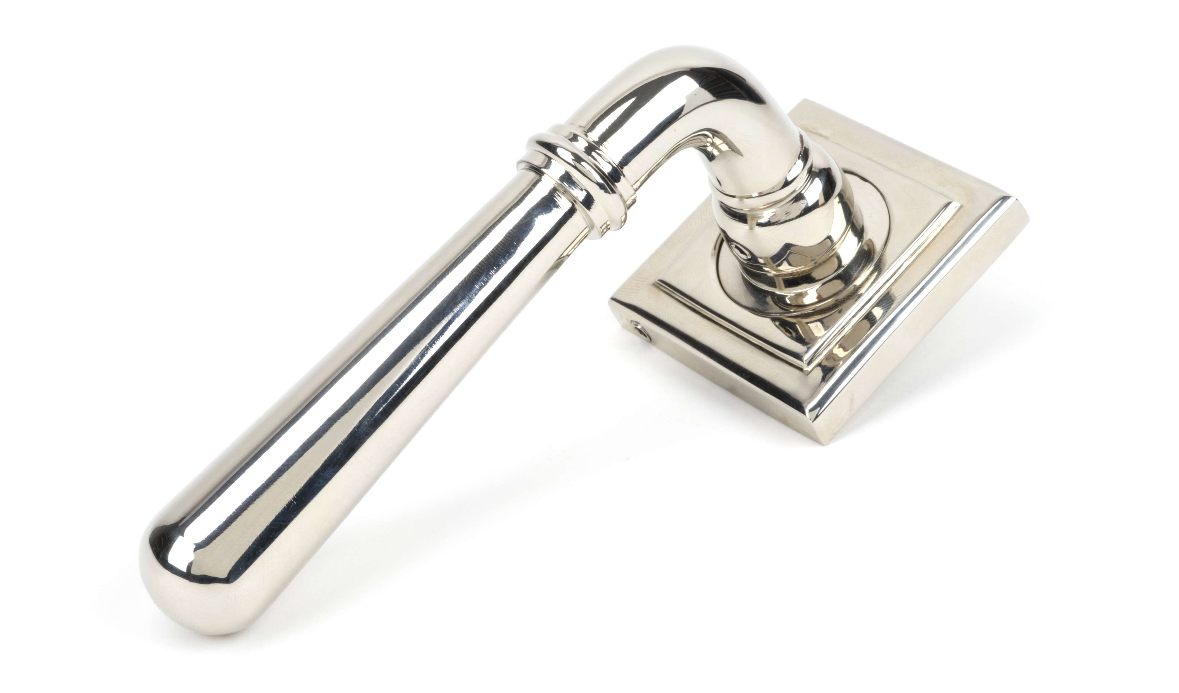 Newbury Lever on Square Rose Set