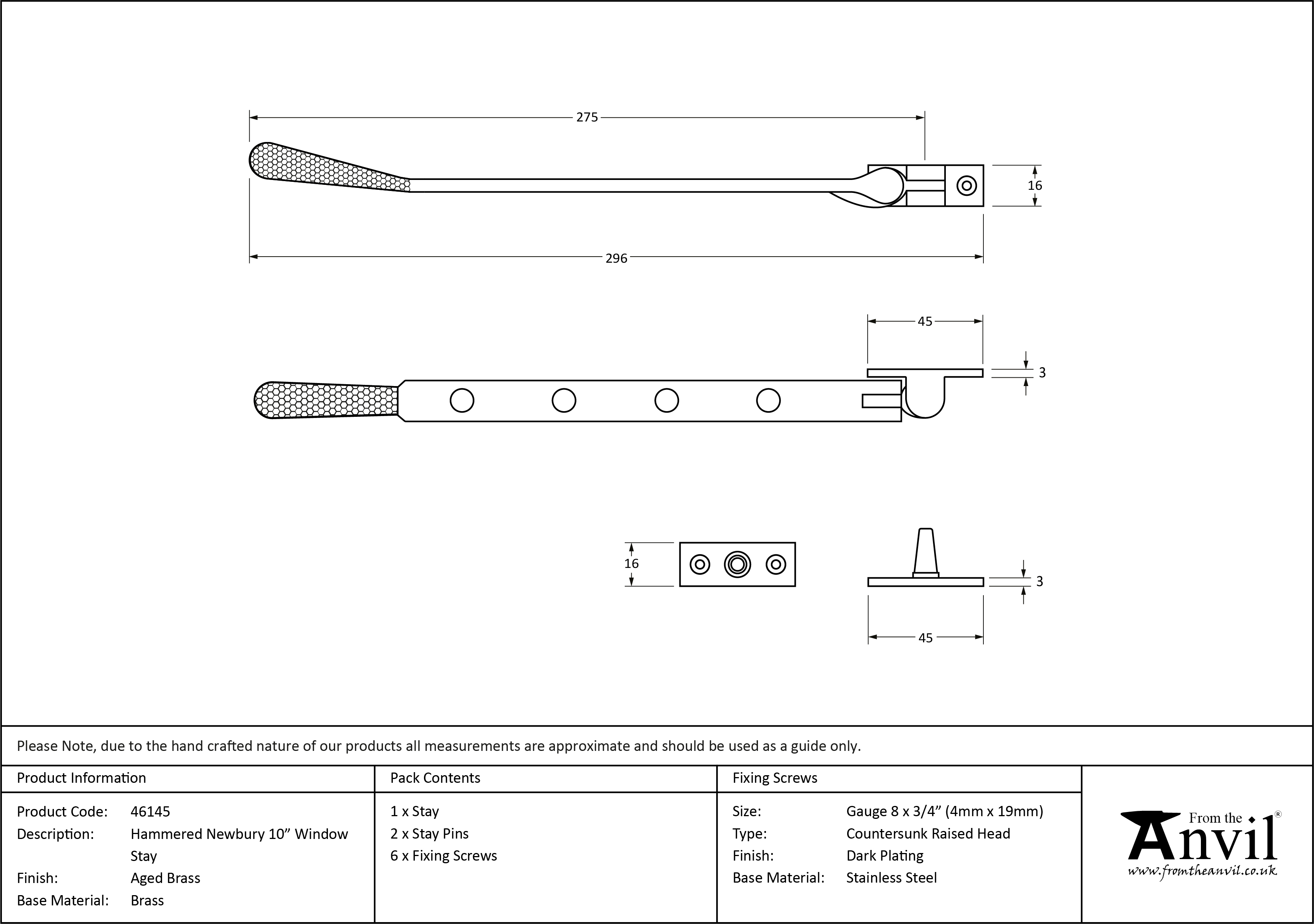 Newbury Stay - 10"