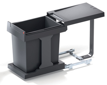 Pull Out Waste Bin, 20 litres, Hailo Solo