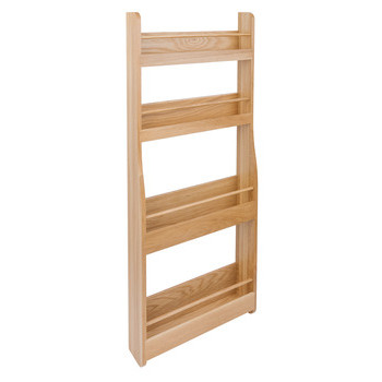 Storage Rack, Clear Lacquered European Oak