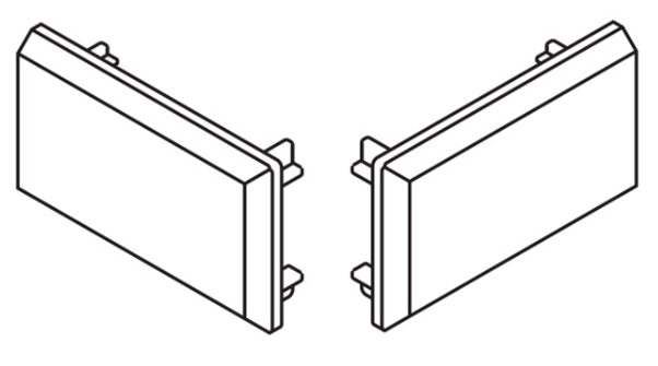 Hawa Porta 60/100 HMD End Cap Set Limiter