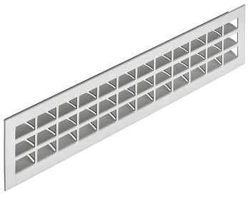 Ventilation Grille, for Recess Mounting, 550 x 80 mm