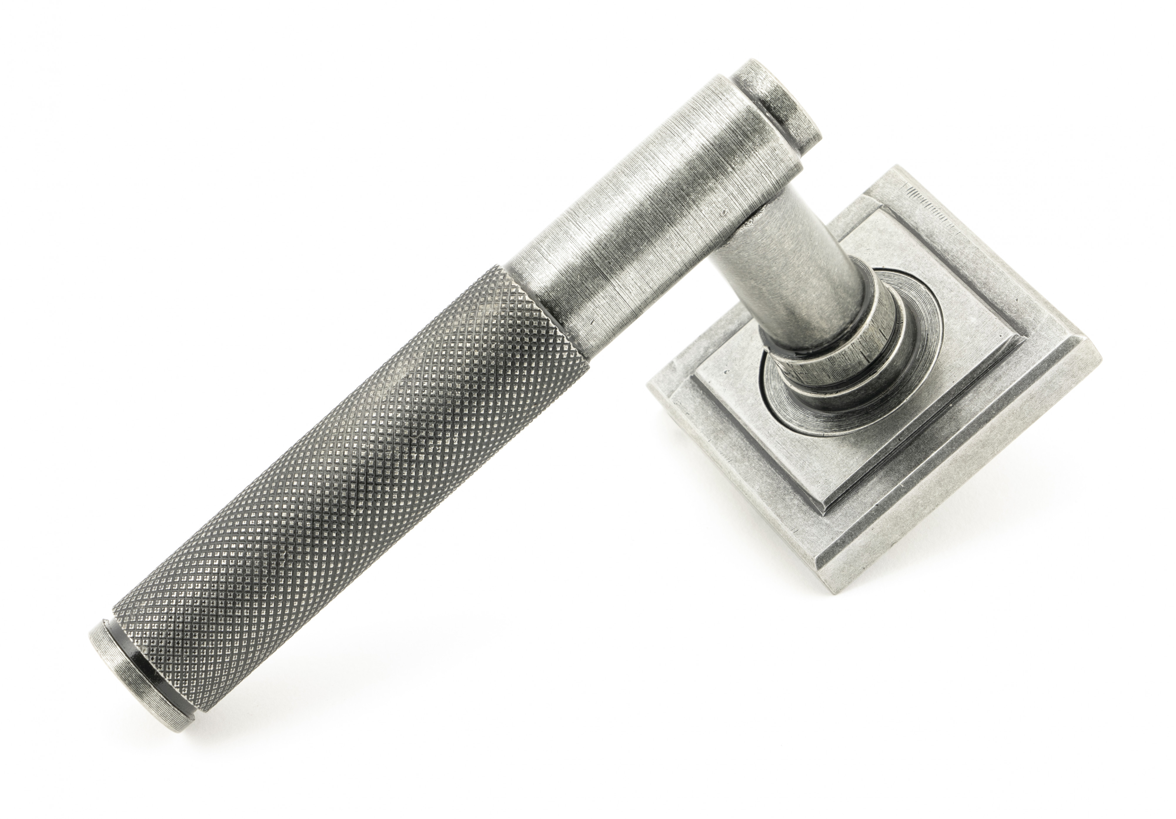 Brompton Lever on Square Rose Set - Unsprung
