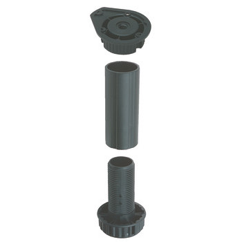Adjustable Plinth Foot Set for Plinth Height 100 and 150 mm - Screw Fixing