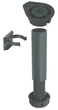 Plinth Foot Set, for 180 mm Plinth Heights, Screw Fixing