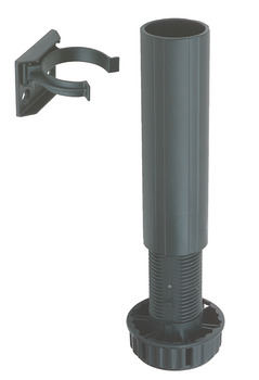 Adjustable Plinth Foot - Leg Set Only - Plinth Height 150 mm, Plastic