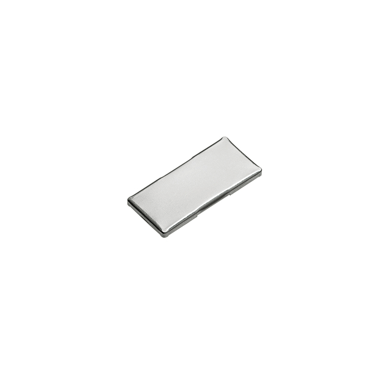 Clip Top Straight Hinge Arm Cover Cap - Wide Angled Application - Nickel Plate