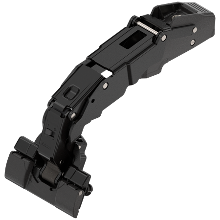 Blum Clip Top Hinge inc Blumotion - 155° - Inserta Boss - Dual Application - Sprung - Onyx Black