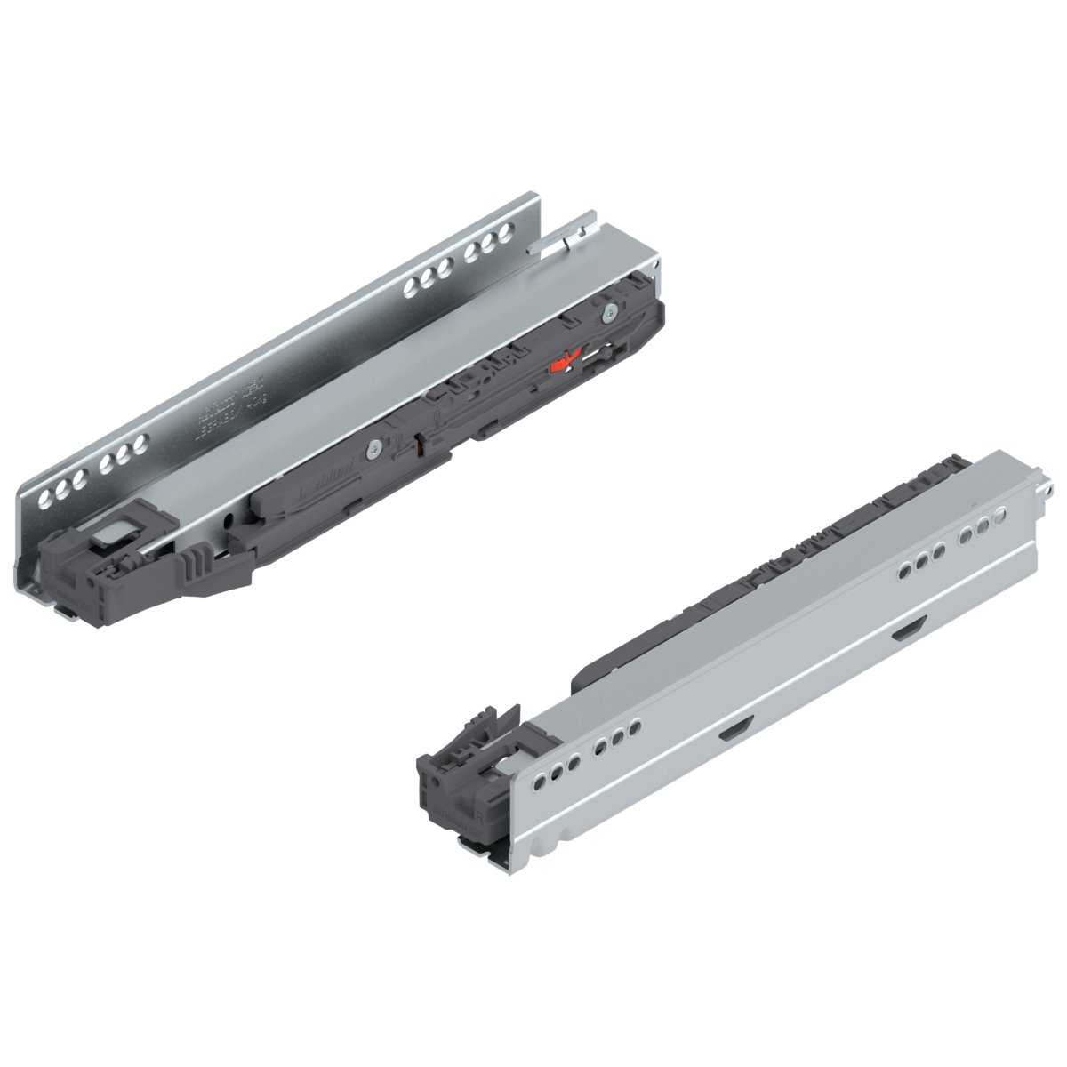 Blum Legrabox Runners - Full Extension Tip-on BLUMOTION - 40kg