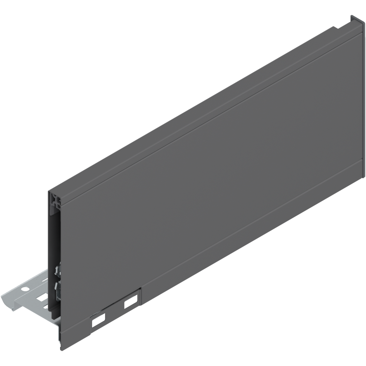 Blum Legrabox Drawer Side - 'K' Height (128.5mm) - Orion Grey