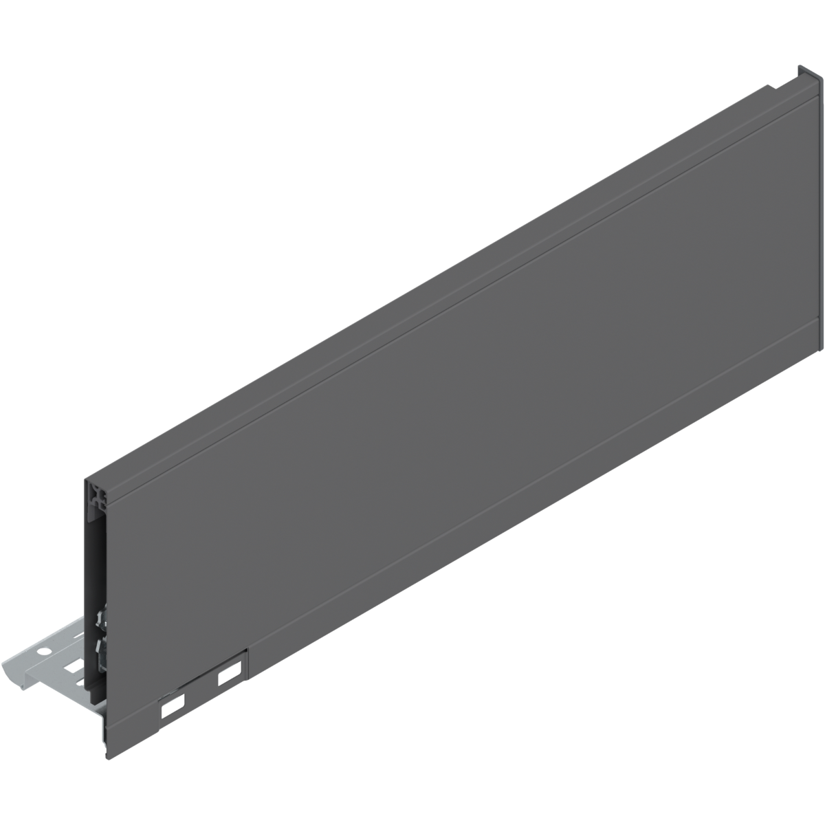 Blum Legrabox Drawer Side - 'K' Height (128.5mm) - Orion Grey