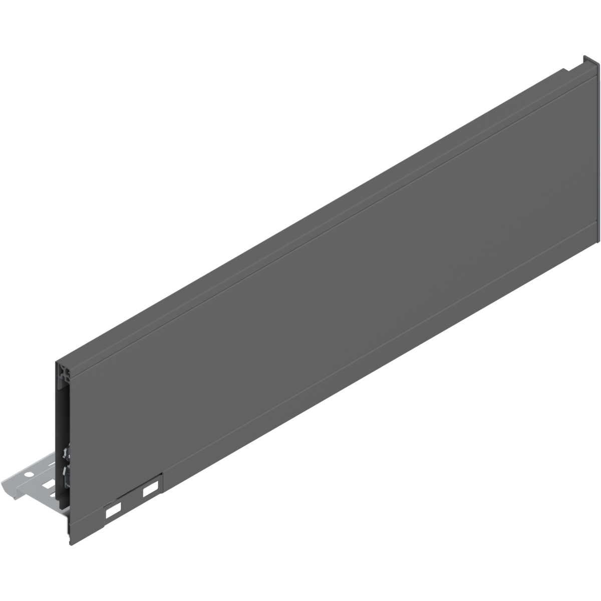 Blum Legrabox Drawer Side - 'K' Height (128.5mm) - Orion Grey